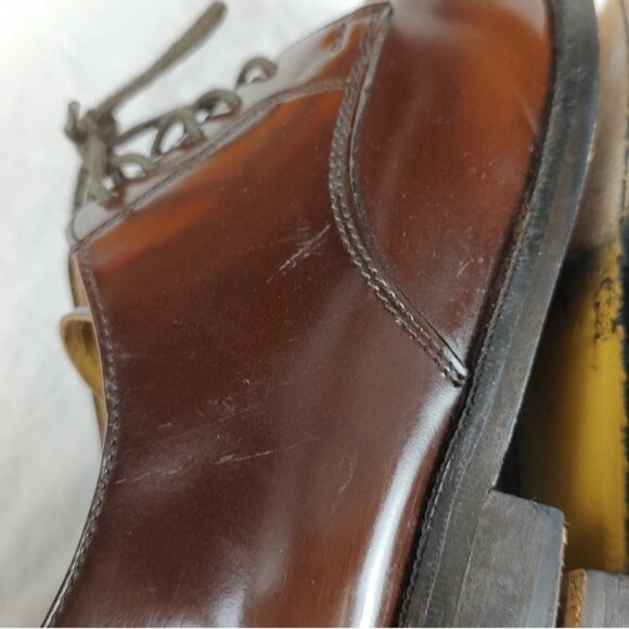 Cole Haan Calhoun Brown Leather Split Toe Oxfords Mens 6EE - Picture 8 of 13